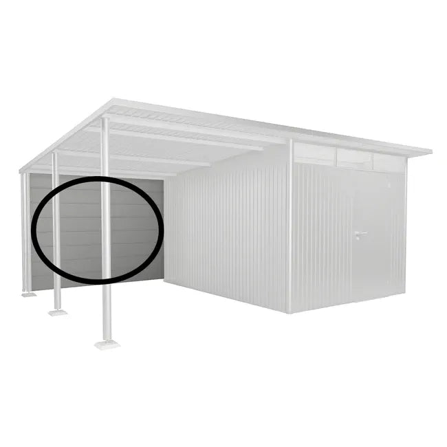 Parete posteriore per tettoia Avantgarde Biohort