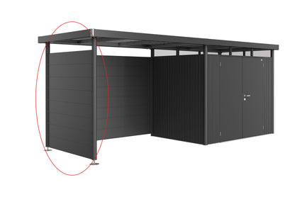 Parete laterale per tettoia Highline Biohort