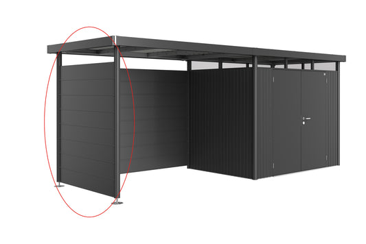 Parete laterale per tettoia Highline Biohort